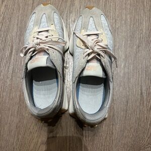 New Balance 327 pink and heather grey size 7.5